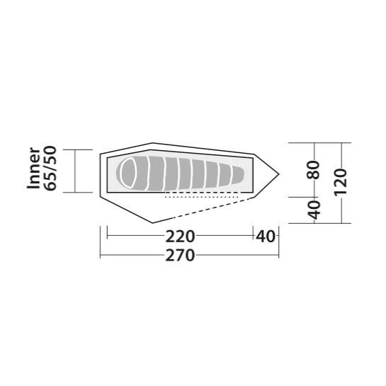 Robens Arrow Head 1 Trekkingzelt 3 Robens Arrow Head 1 Trekkingzelt – Bild 3