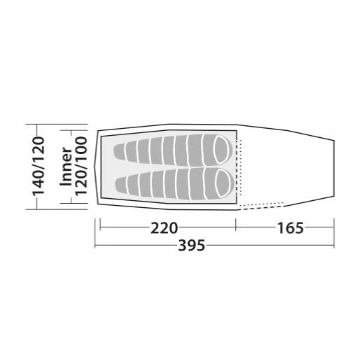Robens Pioneer 2EX Trekkingzelt 3 Robens Pioneer 2EX Trekkingzelt – Bild 3