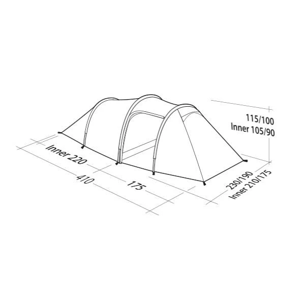 Robens Pioneer 4EX Trekkingzelt 2 Robens Pioneer 4EX Trekkingzelt – Bild 2