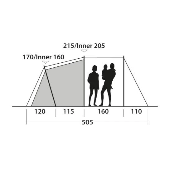 Outwell Springwood 6SG Familienzelt 4 Outwell Springwood 6SG Familienzelt – Bild 4