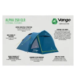 Vango Alpha 250 CLR Campingzelt -Camping-ausrüstung Verkäufe 2024 8057197 1280x1280