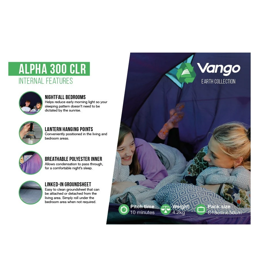 Vango Alpha 300 CLR Campingzelt 4 Vango Alpha 300 CLR Campingzelt – Bild 4