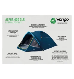 Vango Alpha 400 CLR Campingzelt -Camping-ausrüstung Verkäufe 2024 8057211 1280x1280
