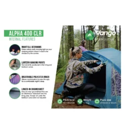 Vango Alpha 400 CLR Campingzelt -Camping-ausrüstung Verkäufe 2024 8057212 1280x1280