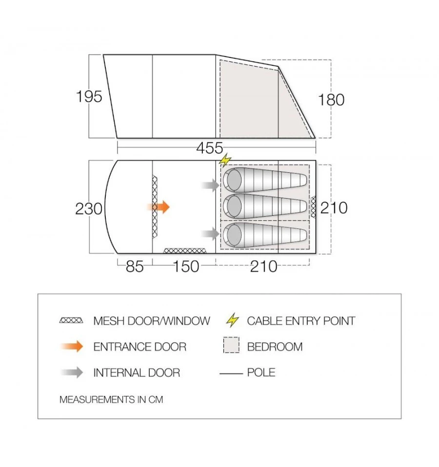 Vango Harris 350 Familienzelt 2 Vango Harris 350 Familienzelt – Bild 2