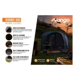 Vango Harris 500 Familienzelt -Camping-ausrüstung Verkäufe 2024 8057415 1280x1280