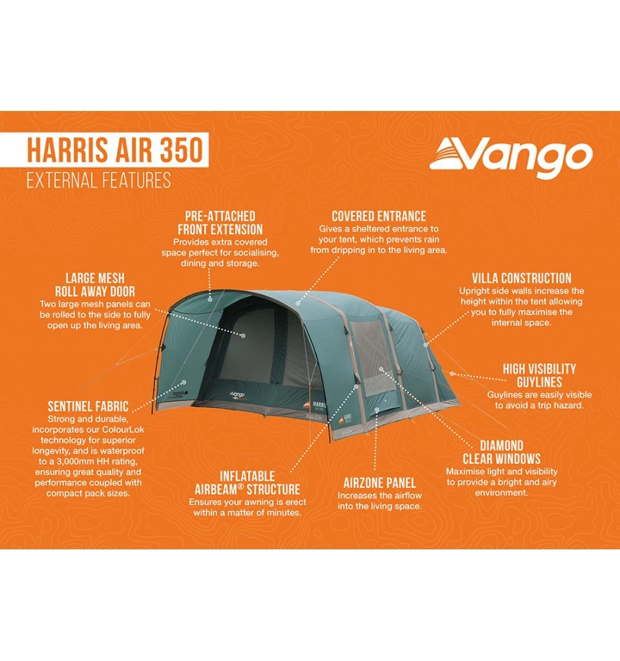 Vango Harris Air 350 Familienzelt 4 Vango Harris Air 350 Familienzelt – Bild 4