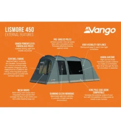 Vango Lismore 450 Package Familienzelt 14 Vango Lismore 450 Package Familienzelt -Camping-ausrüstung Verkäufe 2024 8057434 1280x1280
