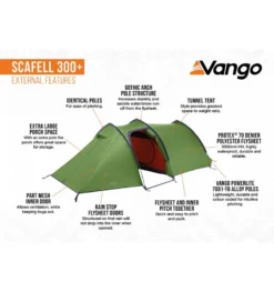 Vango Scafell 300 Plus Trekkingzelt -Camping-ausrüstung Verkäufe 2024 8057511 1280x1280