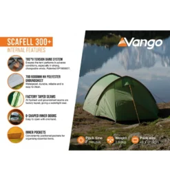 Vango Scafell 300 Plus Trekkingzelt -Camping-ausrüstung Verkäufe 2024 8057512 1280x1280