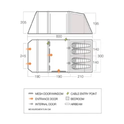 Vango Joro Air 450 Sentinel Eco Dura Package Familienzelt -Camping-ausrüstung Verkäufe 2024 8061079 1280x1280