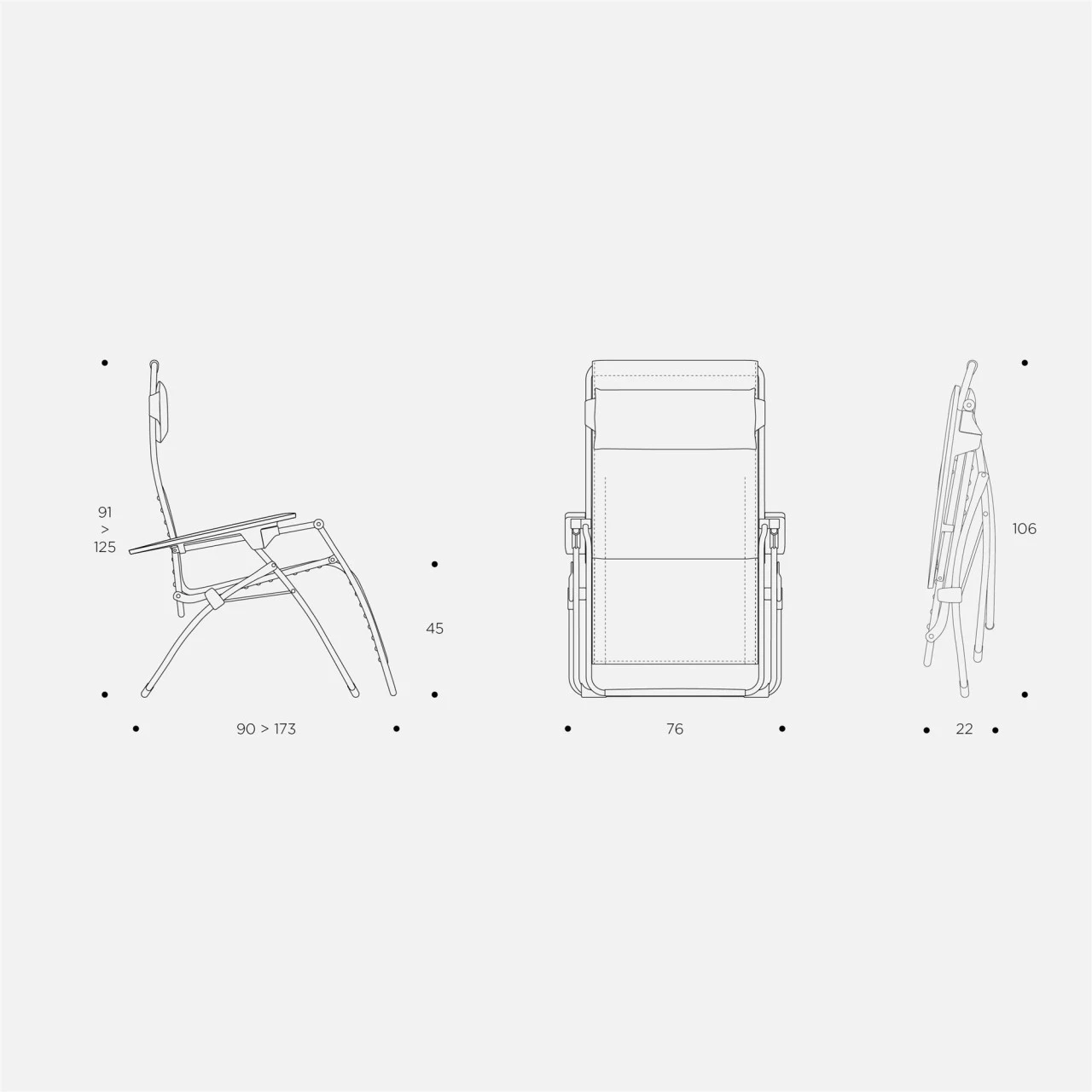 Lafuma Futura XL Batyline® Duo Relaxsessel 8 Lafuma Futura XL Batyline® Duo Relaxsessel – Bild 8