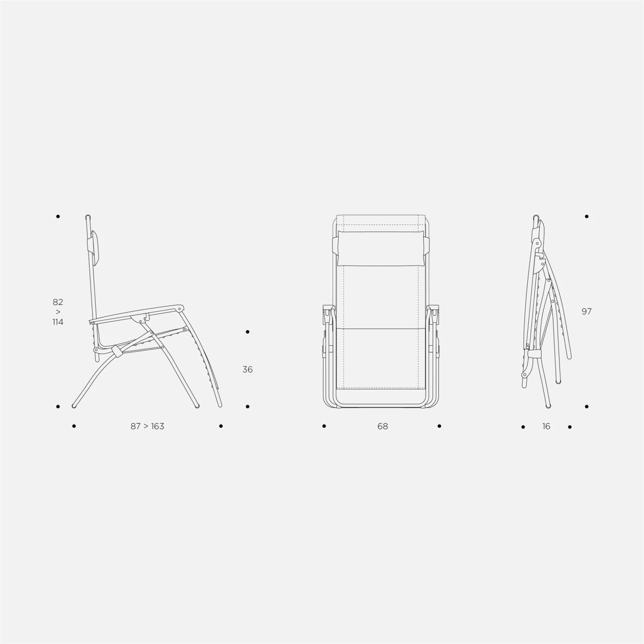 Lafuma R Clip Batyline® Iso Relaxsessel 4 Lafuma R Clip Batyline® Iso Relaxsessel – Bild 4