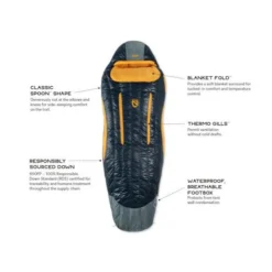 NEMO Equipment Disco Mens 15 Regular Daunenschlafsack -Camping-ausrüstung Verkäufe 2024 8074471 1280x1280