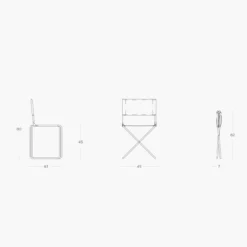 Lafuma CNO Batyline® Iso Regiestuhl Ohne Armlehne -Camping-ausrüstung Verkäufe 2024 8090423 1280x1280