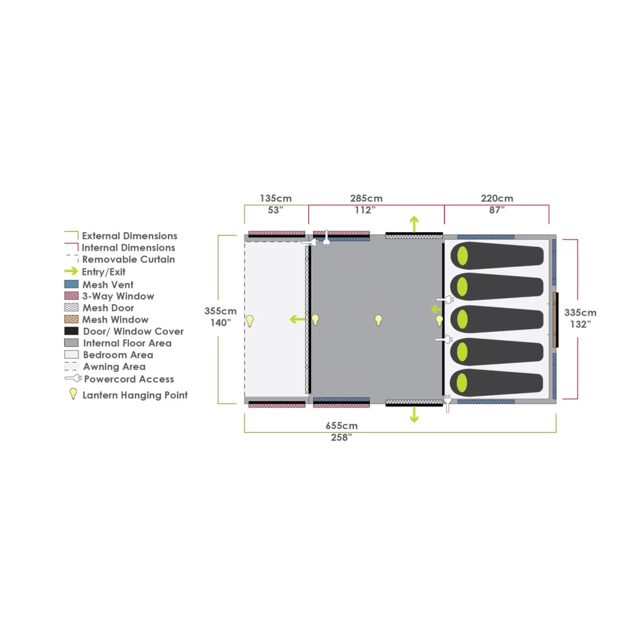Zempire Evo TL V2 Familienzelt 4 Zempire Evo TL V2 Familienzelt – Bild 4