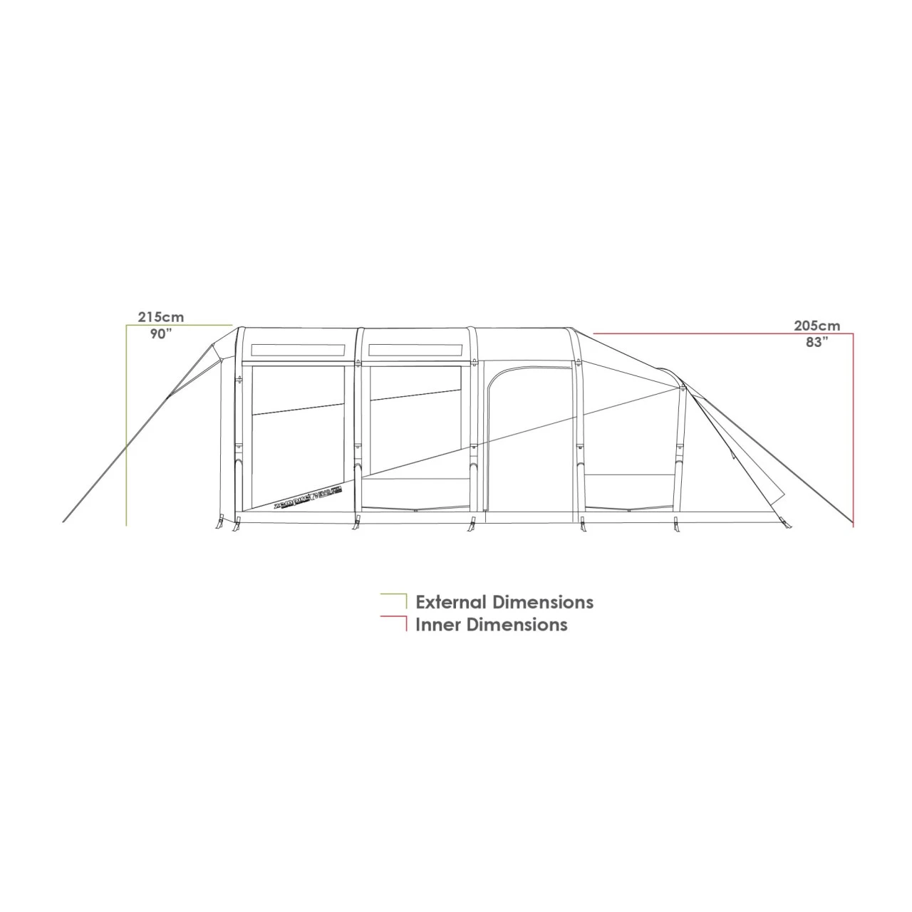Zempire Evo TL V2 Familienzelt 8 Zempire Evo TL V2 Familienzelt – Bild 8