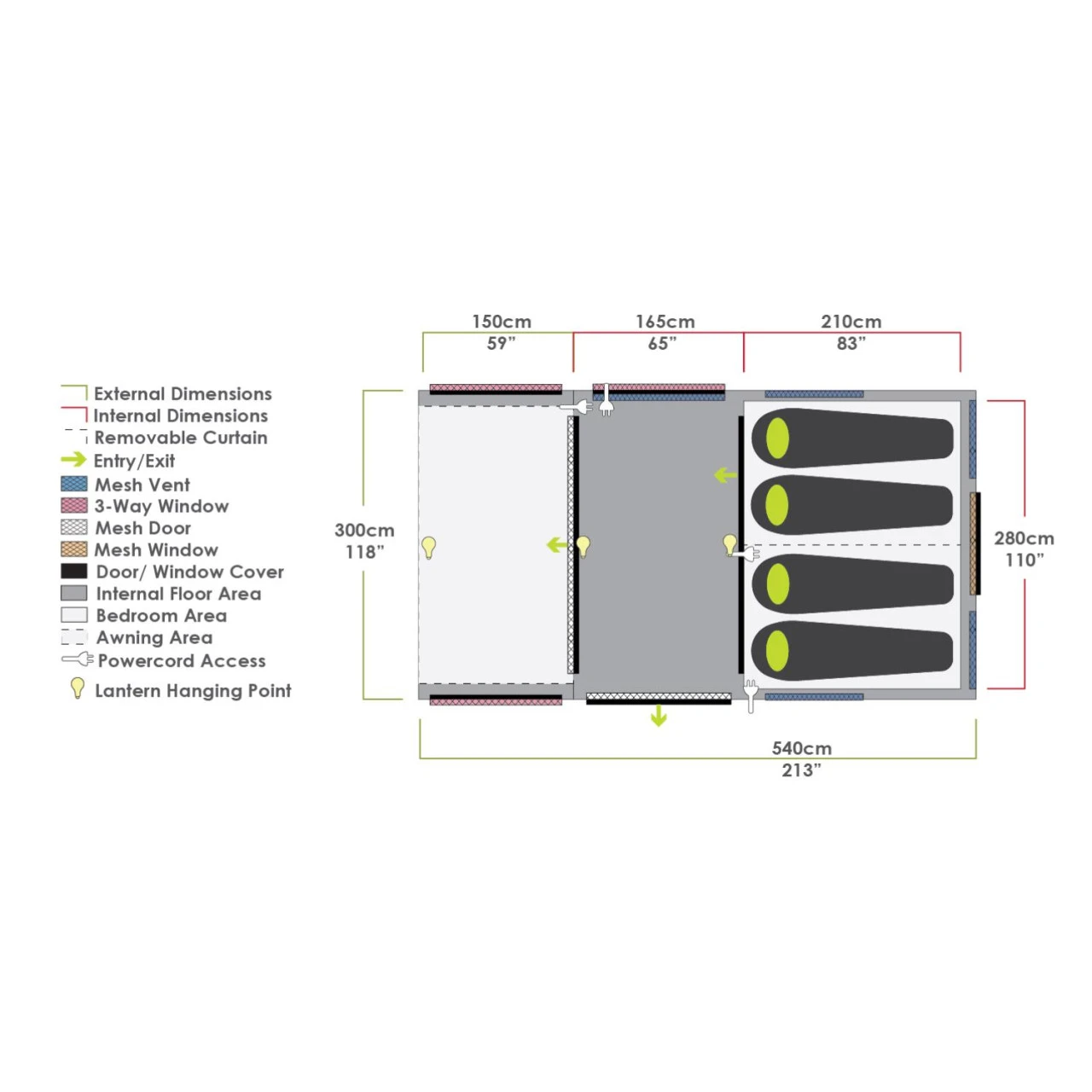 Zempire Evo TM V2 Familienzelt 3 Zempire Evo TM V2 Familienzelt – Bild 3