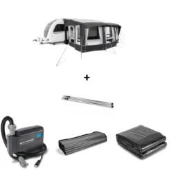 Dometic SET Ace AIR All-Season 500 S Inkl. Teppich, Unterlage, Andruckstangenset Und Elektrischer Pumpe