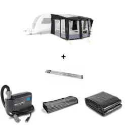 Dometic SET Ace AIR Pro 500 S Inkl. Teppich, Unterlage, Andruckstangenset Und Elektrischer Pumpe