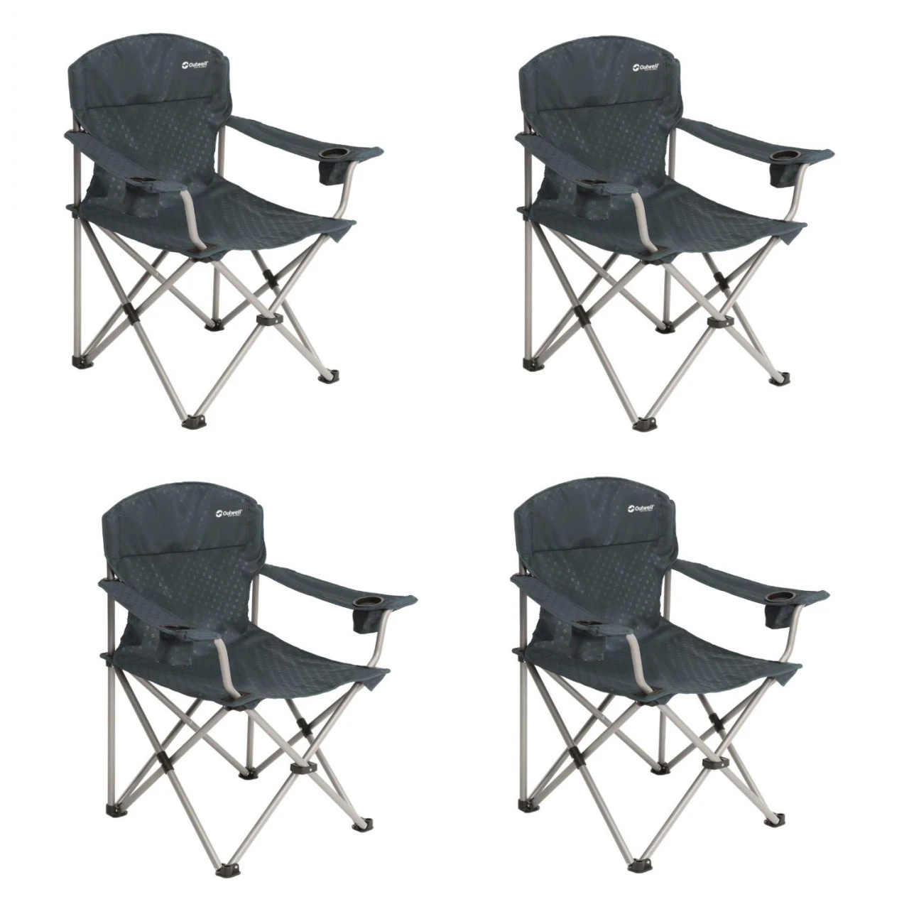 Outwell SET Aus 4x Catamarca XL Faltstuhl Night Blue 1 Outwell SET Aus 4x Catamarca XL Faltstuhl Night Blue