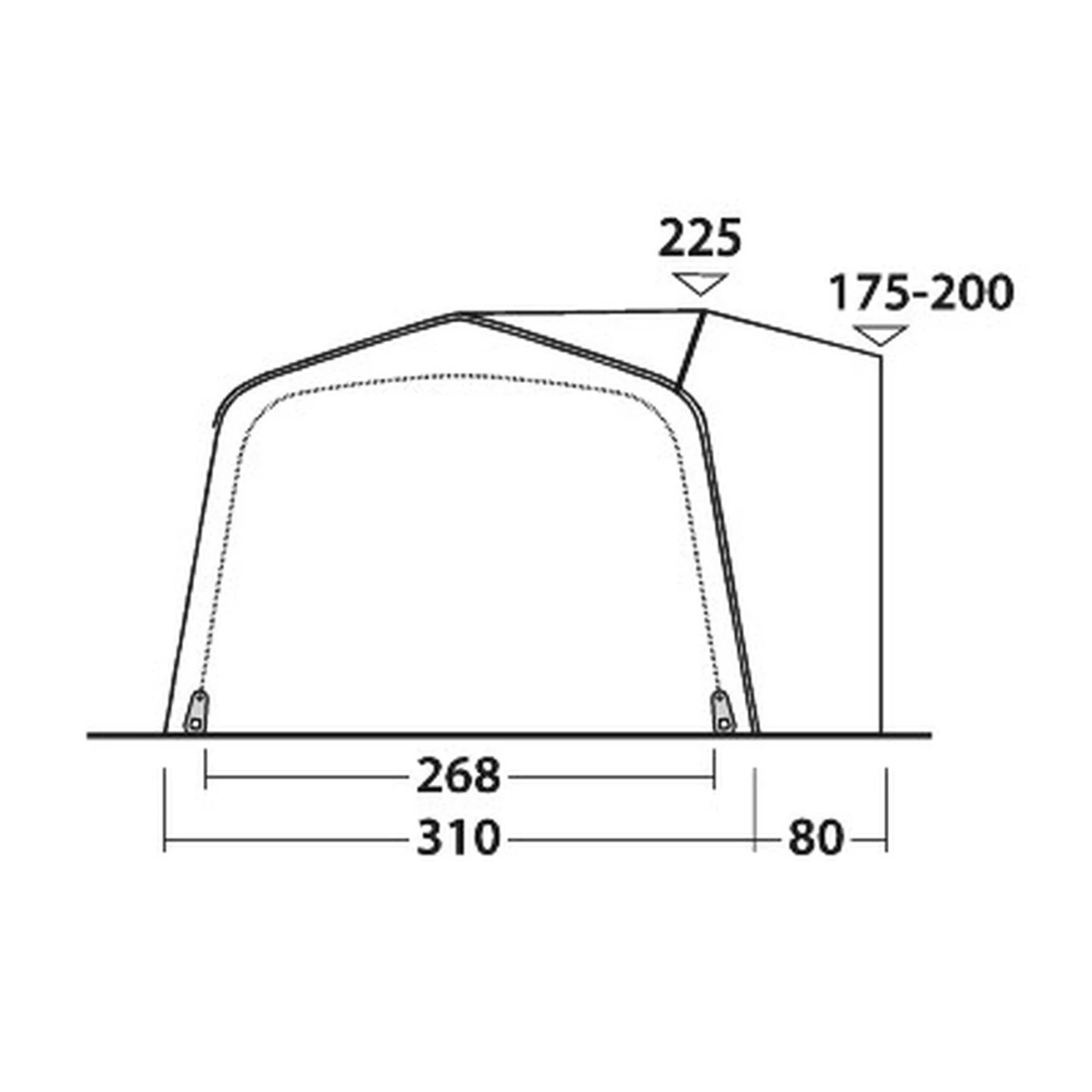 Outwell SET Jonesville 290SA Flex Inkl. ONS Lichtsystem 3 Outwell SET Jonesville 290SA Flex Inkl. ONS Lichtsystem – Bild 3