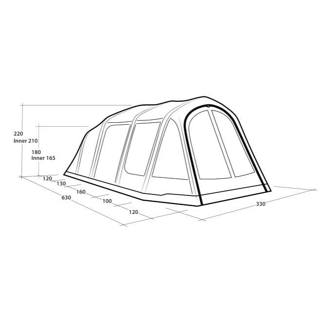 Outwell SET Wood Lake 5ATC Inkl. ONS Lichtsystem 2 Outwell SET Wood Lake 5ATC Inkl. ONS Lichtsystem – Bild 2