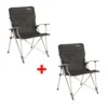 Outwell SET Aus 2x Goya XL Faltstuhl Black